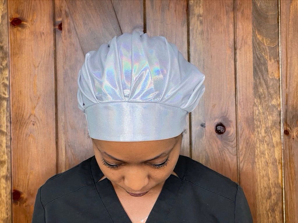 Mystic Unicorn Satin-Lined Scrub Cap