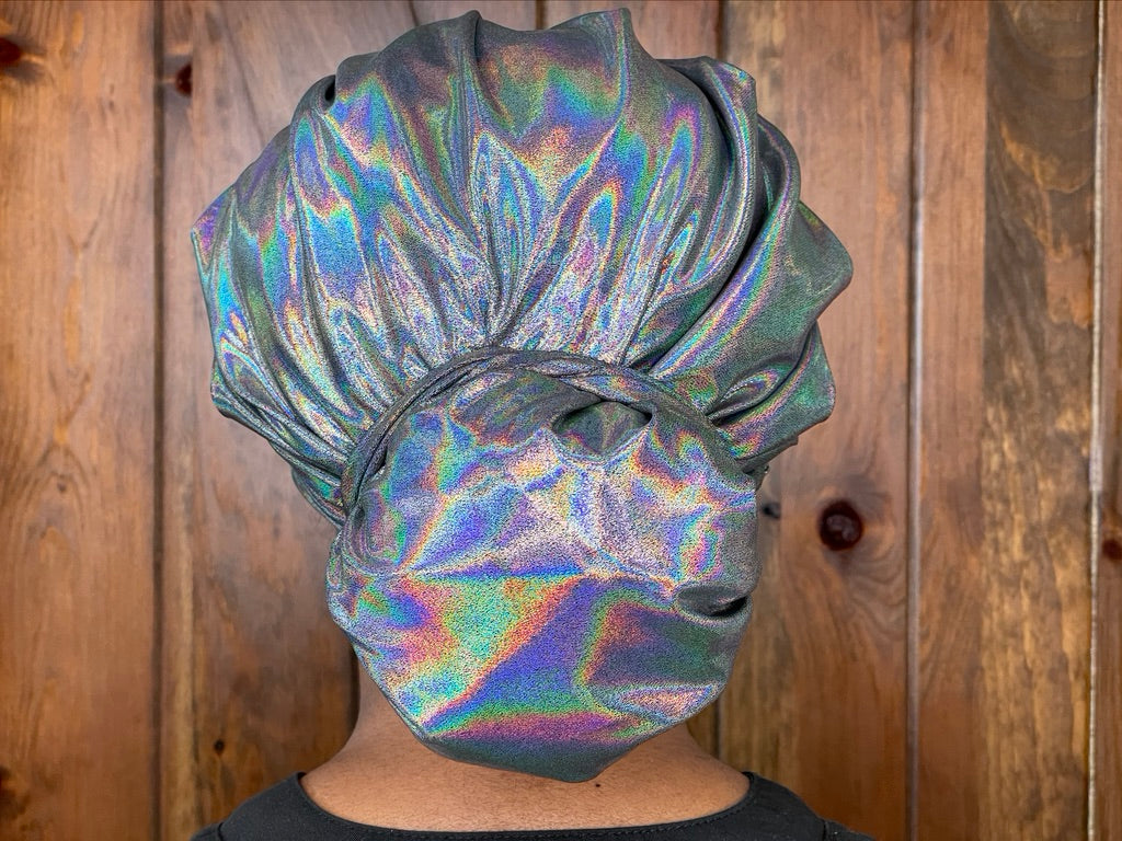 Disco Diva Satin-Lined Scrub Cap