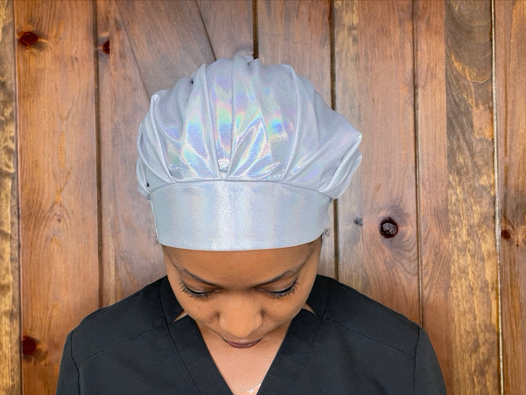 Mystic Unicorn Satin-Lined Scrub Cap