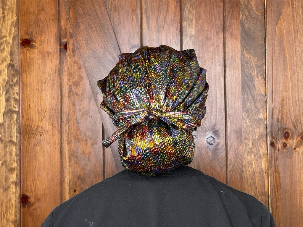 Carnival Queen Satin-Lined Scrub Cap