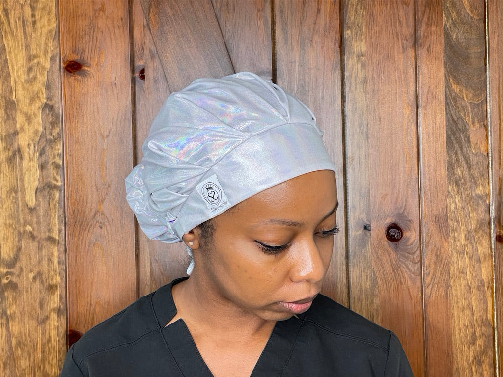 Mystic Unicorn Satin-Lined Scrub Cap